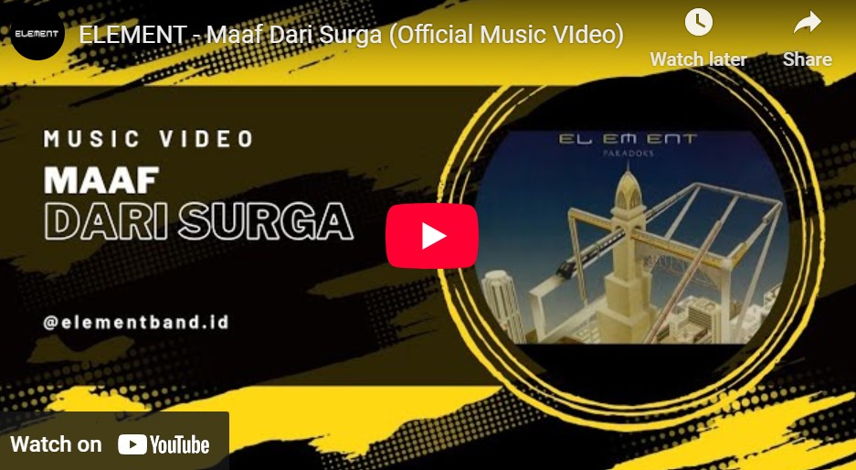 lagu maaf dari surga element.