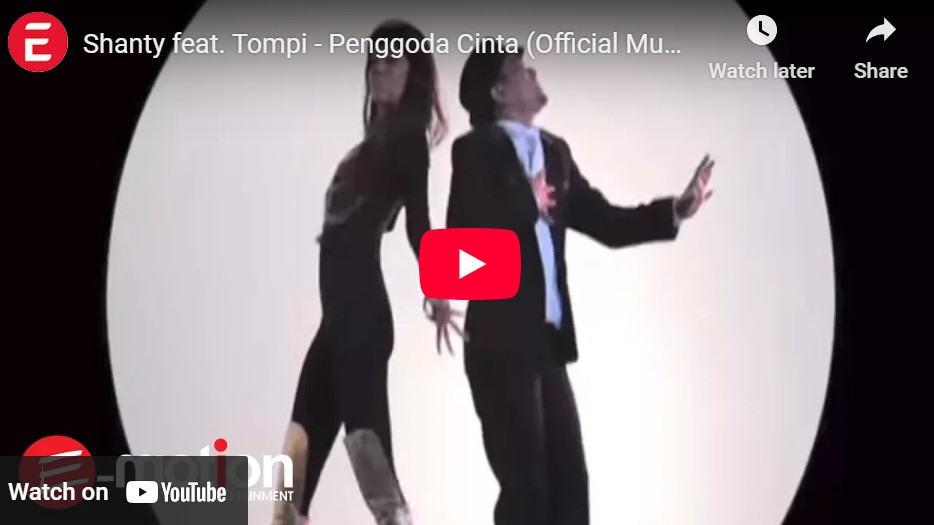 lagu penggoda cinta shanty ft tompi.