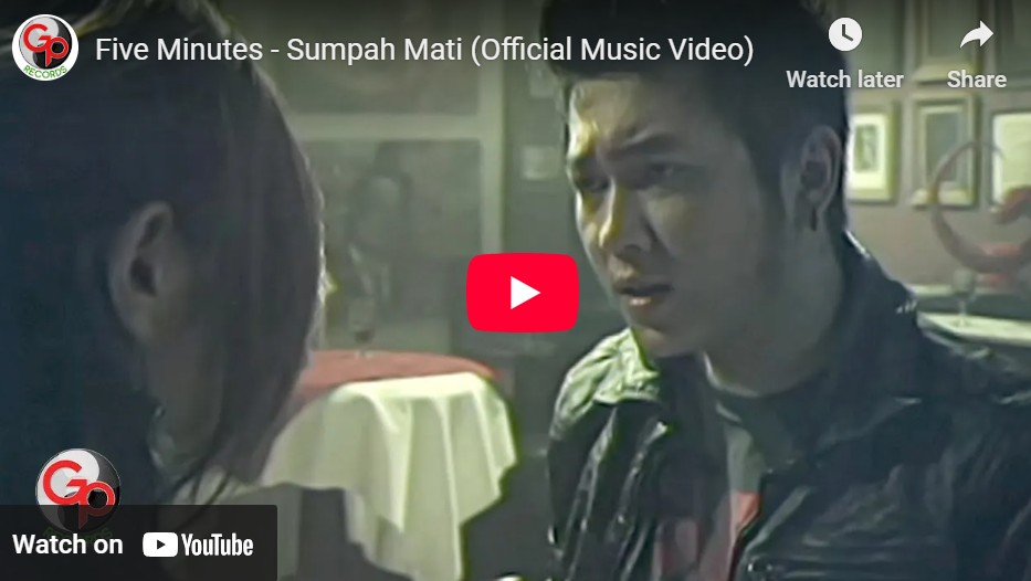 lagu sumpah mati five minutes.
