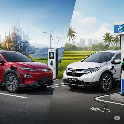 mobil listrik vs. hybrid pilihan cerdas untuk masa depan berkendara di indonesia