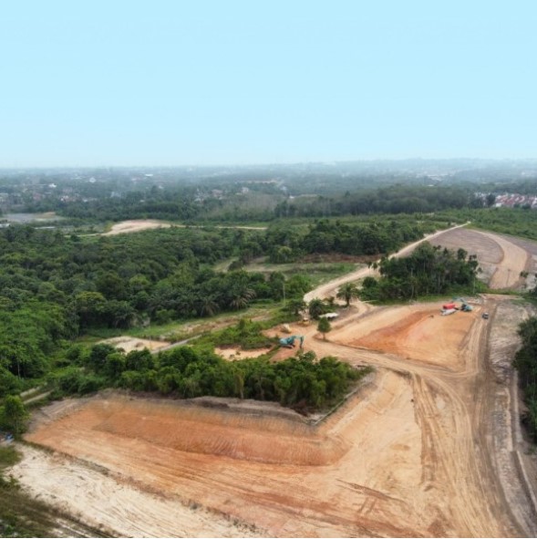 Areal stockpile batu bara PT SAS Jambi. Foto : ist Jambiseru