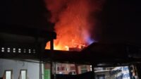 Bangunan Sarang Walet di Tanjab Timur Terbakar