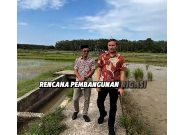 Edi Purwanto Tinjau Lokasi Sawah di Jambi yang Diusulkan Dapat Bantuan Pembangunan Irigasi