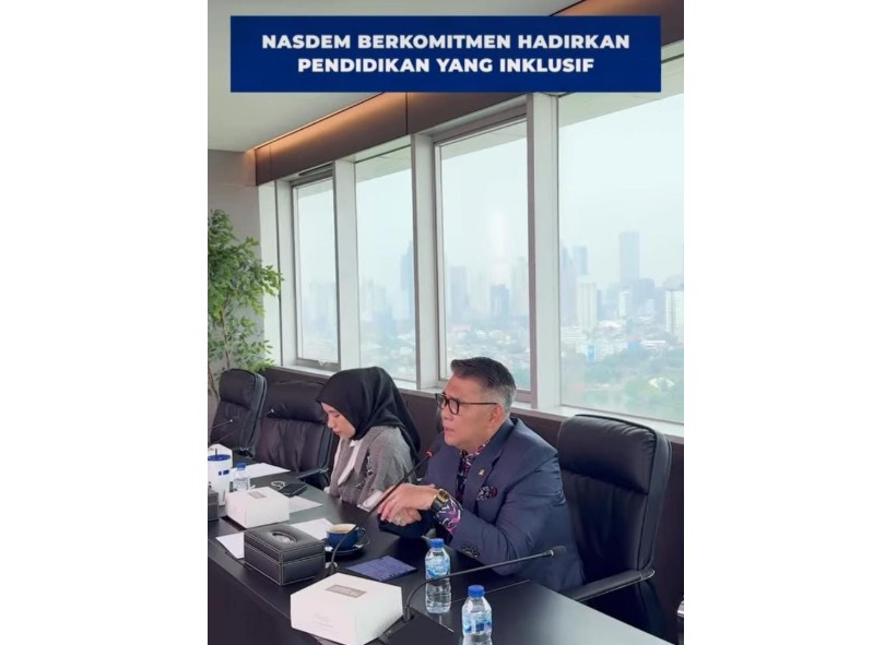 Sy Fasha: NasDem Berkomitmen Hadirkan Pendidikan yang Inklusif