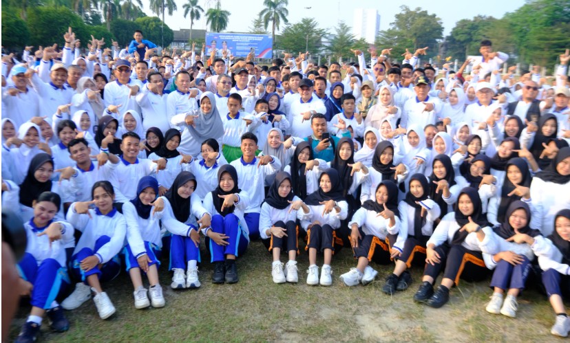 Wujudkan Generasi Sehat, 1.000 Pelajar Ikuti Senam Anak Indonesia Hebat