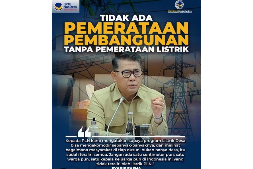Anggota Komisi XII DPR RI, Syarif Fasha