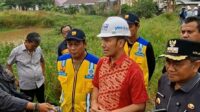 Anggota DPR RI Edi Purwanto Tinjau Kolam Retensi di Kota Jambi