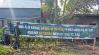 Warga Aur Kenali tolak hauling dan stockpile batu bara PT SAS. Foto : ist