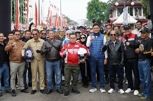 Semarak Sunmori Merdeka, Gubernur Al Haris Riding Bersama Forkopimda Jambi