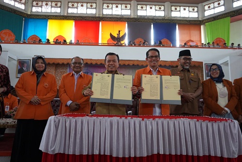 gubernur al haris hadapi zaman modern dengan 3 kunci, ilmu pengetahuan, skill dan sikap