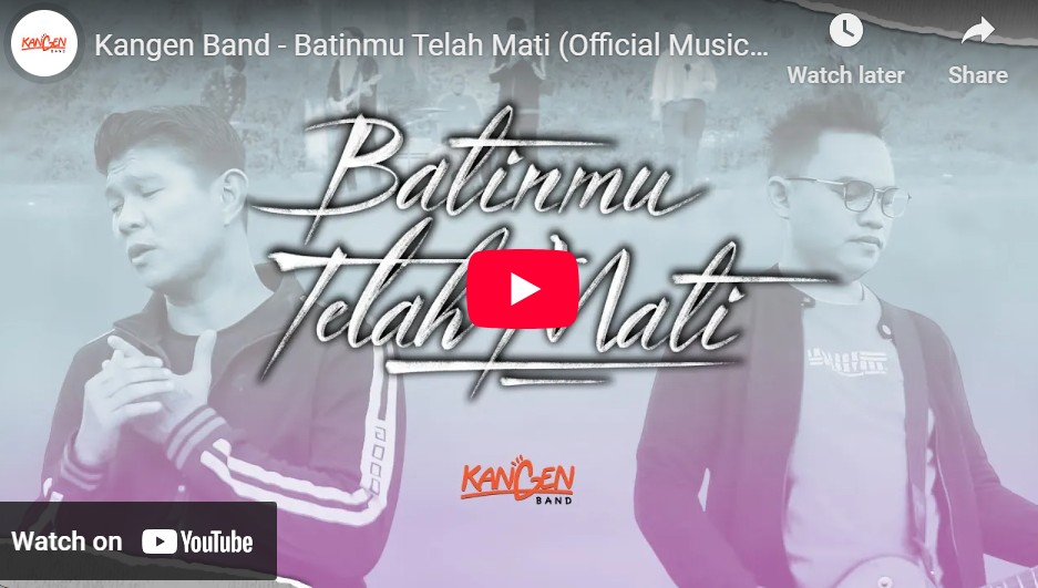 lagu batinmu telah mati kangen band.