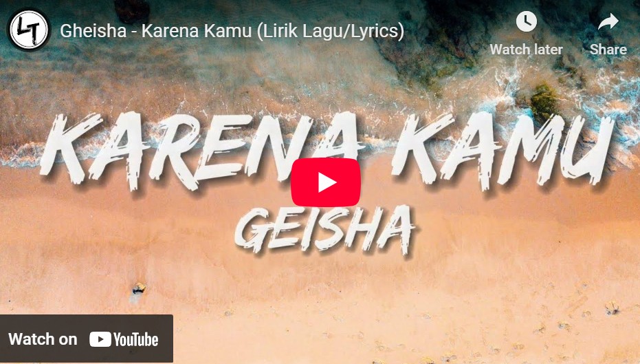 lagu karena kamu geisha. lagu karena kamu geisha.