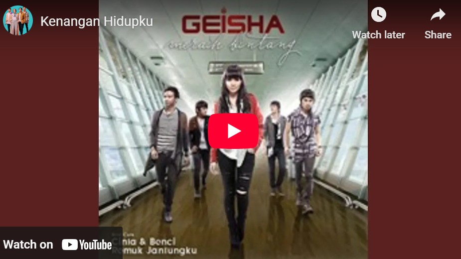 lagu kenangan hidupku geisha. lagu kenangan hidupku geisha.