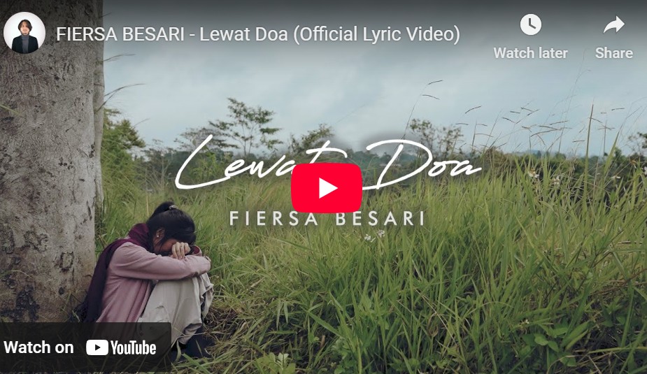 lagu lewat do'a fiersa besari.