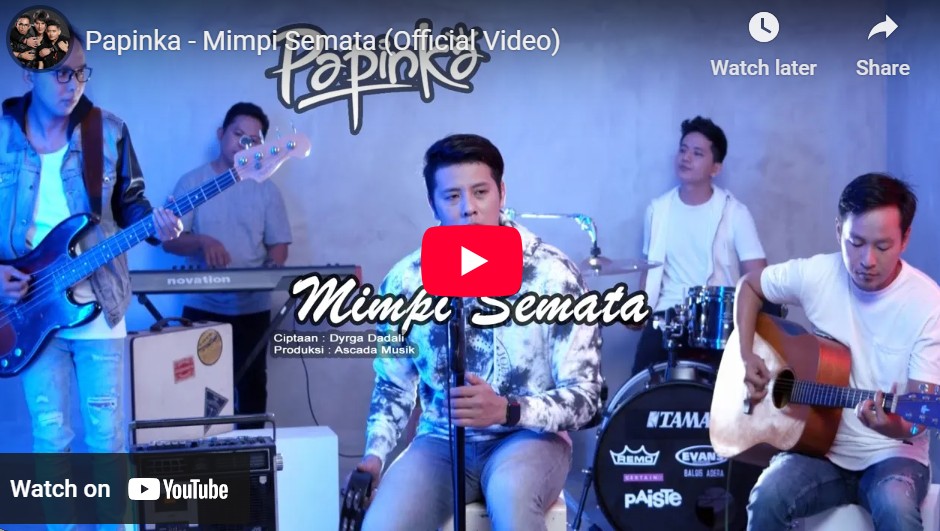 lagu mimpi semata papinka.