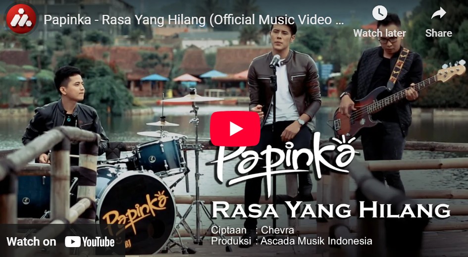 lagu rasa yang hilang papinka. lagu rasa yang hilang papinka.