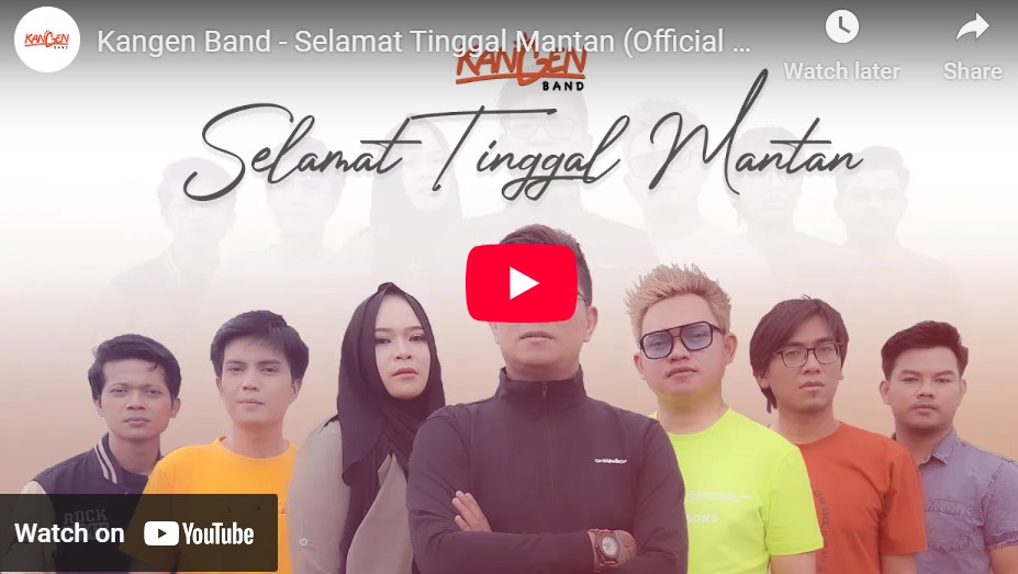 lagu selamat tinggal mantan kangen band.