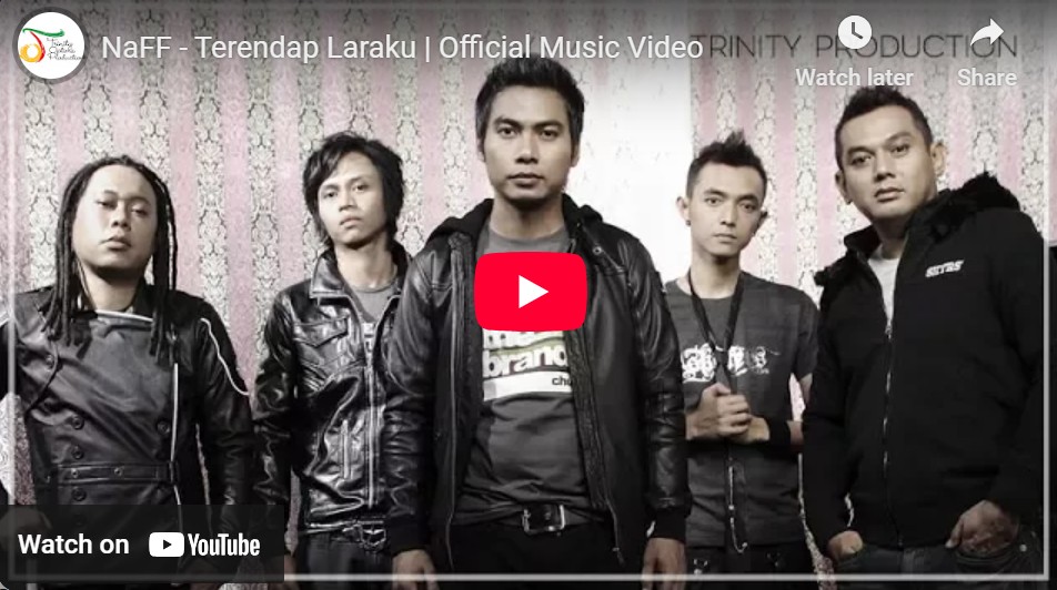 lagu terendap laraku naff.