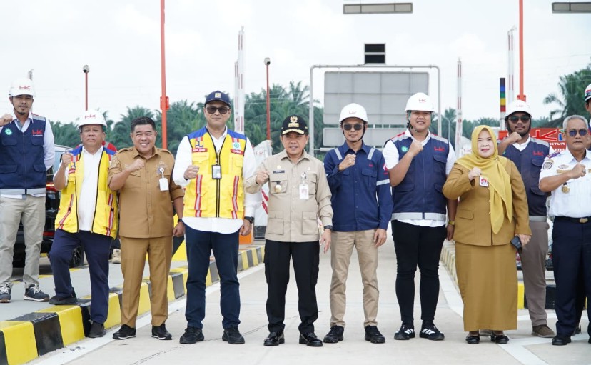 Gubernur Al Haris Tinjau Progres Jalan Tol Pijoan - Sebapo - Bayung Lencir