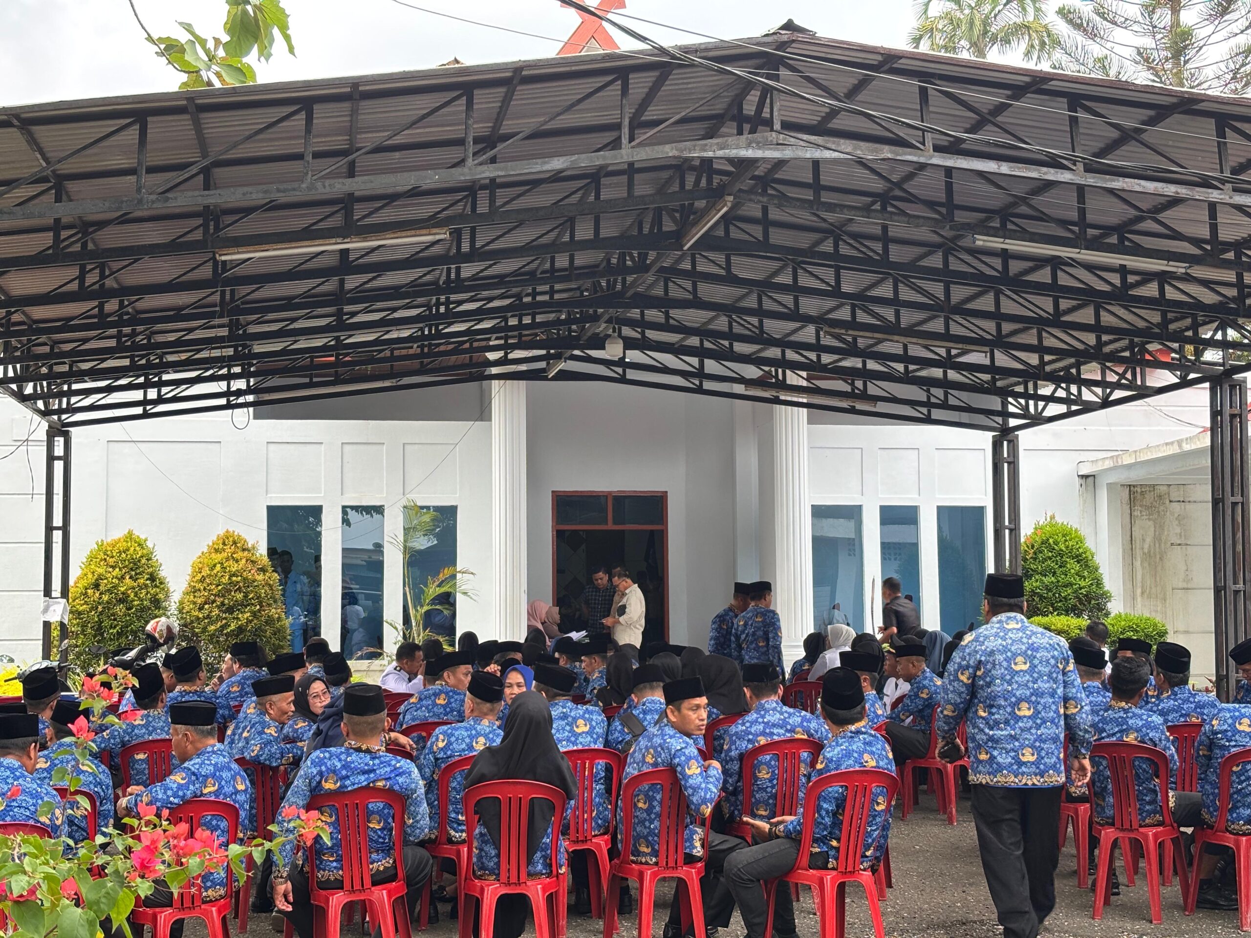 Tampak auditorium rumah dinas bupati Merangin. Jumat (26/9/2025).