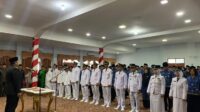 Pengambilan sumpah dan jabatan eselon III dan IV di Auditorium Rumah Dinas Bupati Merangin. Jumat (26/9/2025)