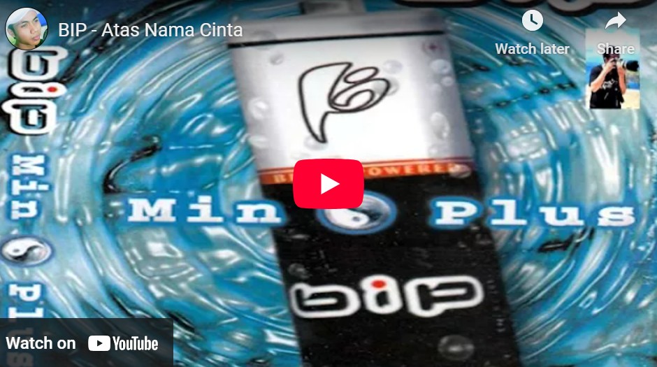 lagu atas nama cinta bip.