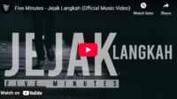 lagu jejak langkah five minutes.