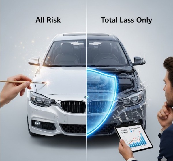 Panduan Lengkap Memilih Asuransi Mobil: All Risk vs. Total Loss Only