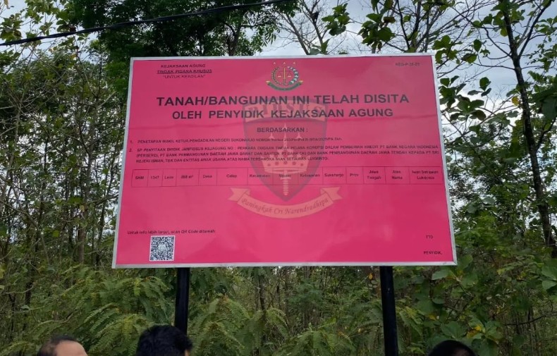 Kejagung Sita Aset Tanah Senilai Rp510 Miliar Kejagung Sita Aset Tanah Senilai Rp510 Miliar