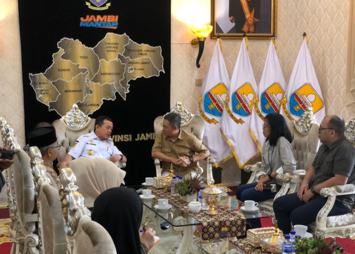 Gubernur Al Haris Audiensi Bersama Hutama Karya, Bahas Operasional Tol Tempino Sampai Simpang Ness Gubernur Al Haris Audiensi Bersama Hutama Karya, Bahas Operasional Tol Tempino Sampai Simpang Ness