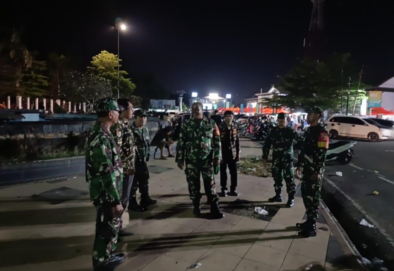 Pastikan Rasa Aman di Tengah Masyarakat, Kodim 0415/Jambi Gencarkan Patroli Malam