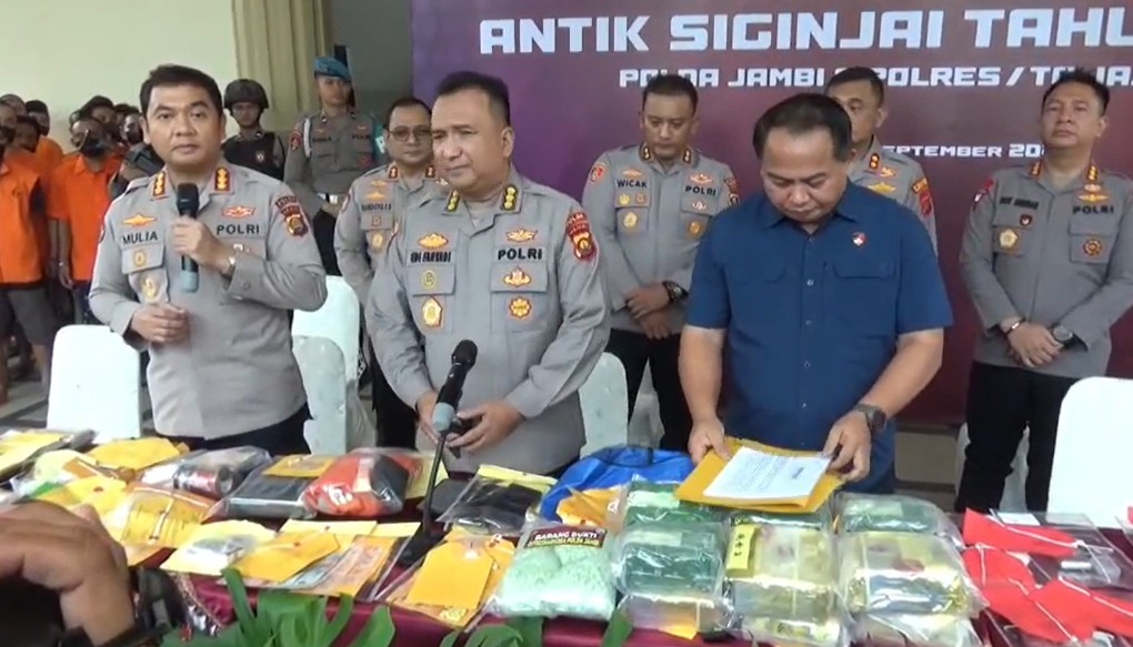 Operasi Antik Siginjai, Polda Jambi Tangkap 247 Tersangka Operasi Antik Siginjai, Polda Jambi Tangkap 247 Tersangka