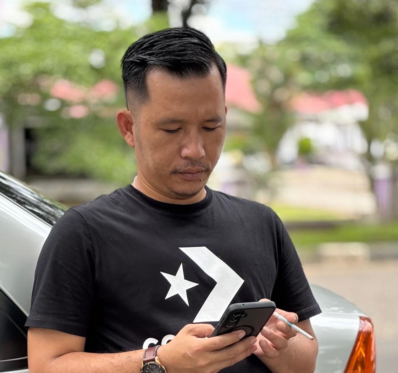 Edo Guntara Adalah Wartawan Jambiseru Liputan Merangin. dok: ist