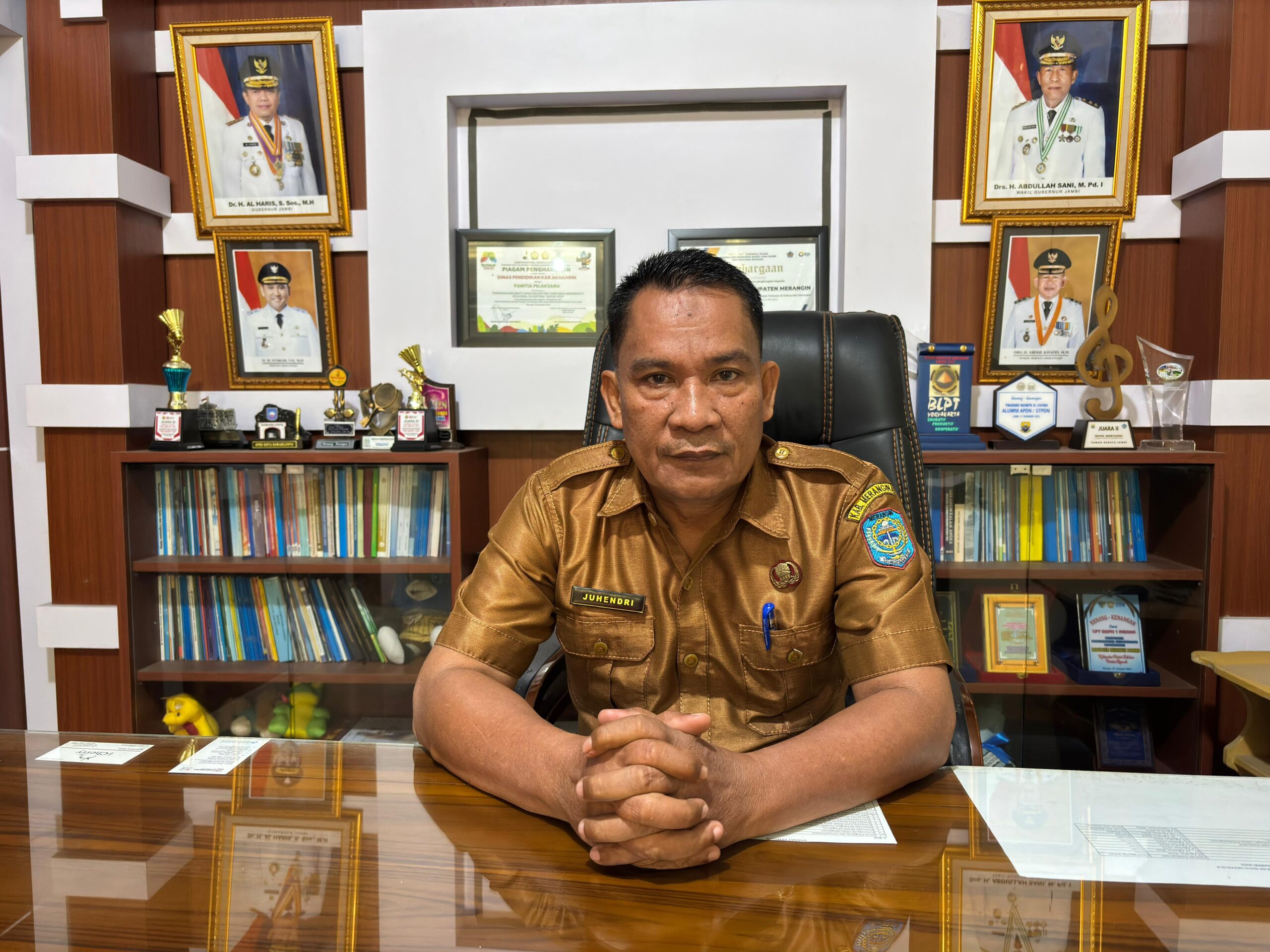 Plt Kepala Dinas Pendidikan dan Kebudayaan Merangin, Juhendri. Foto: Edo