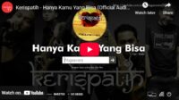 lagu hanya kamu yang bisa kerispatih.