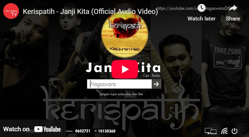 lagu janji kita kerispatih.