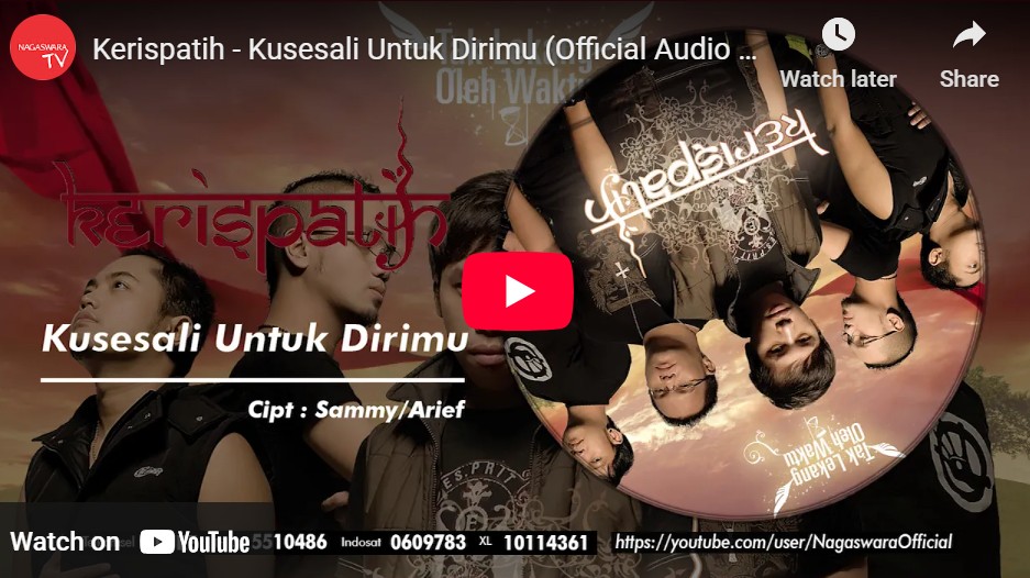 lagu kusesali untuk dirimu kerispatih.