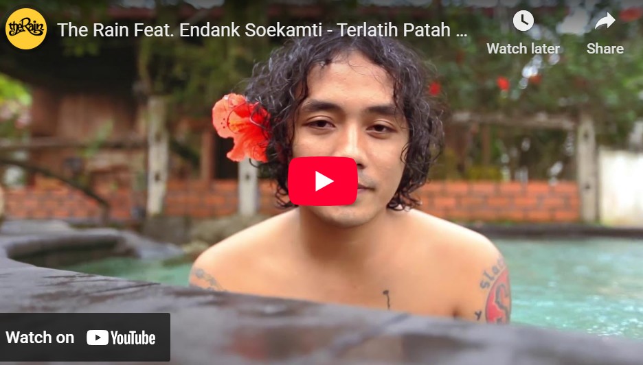 lagu terlatih patah hati the rain ft endank soekamti.