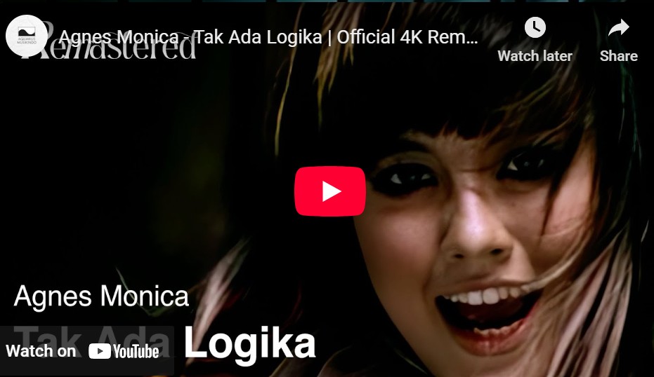 lagu tiada logika agnes monica.