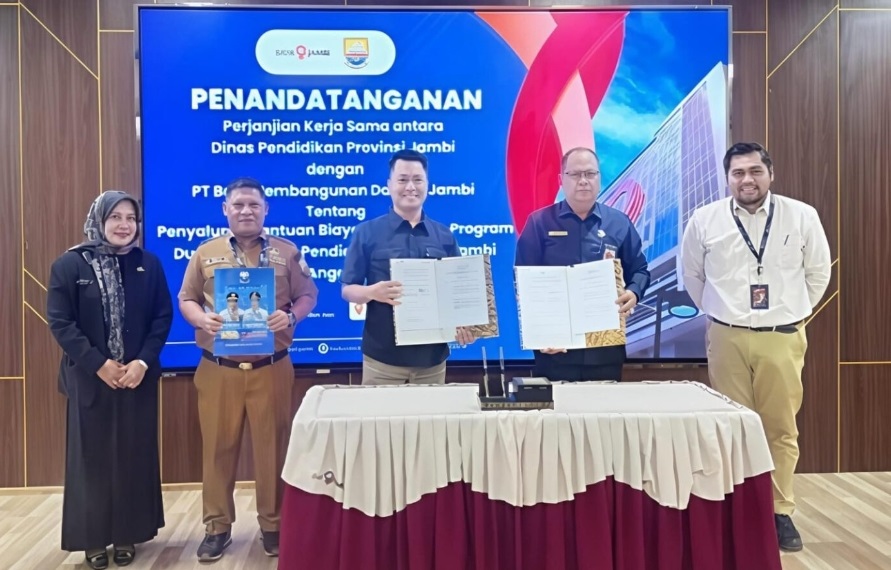 mou bank jambi dan dinas pendidikan provinsi jambi