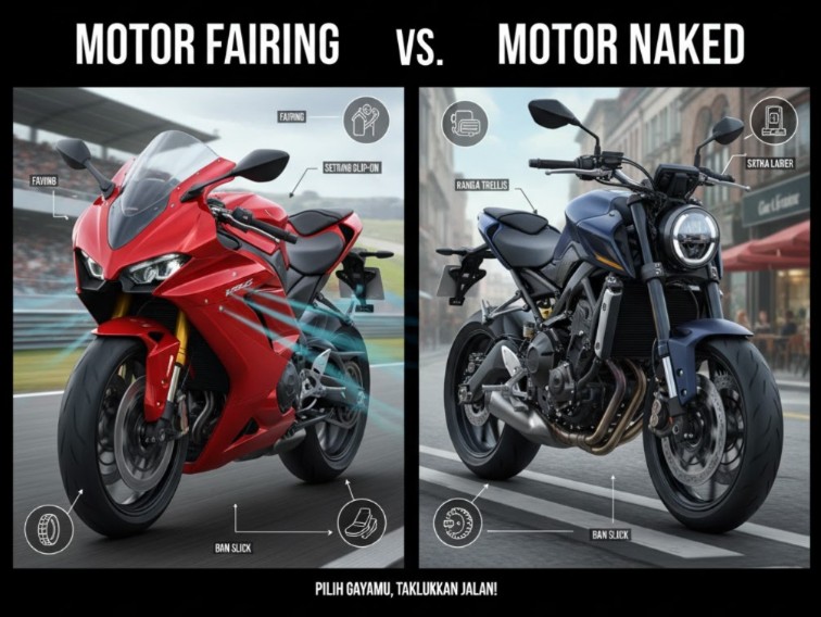 Duel Klasik: Motor Fairing vs. Motor Naked, Mana yang Cocok untuk Gaya Berkendara Anda? Duel Klasik: Motor Fairing vs. Motor Naked, Mana yang Cocok untuk Gaya Berkendara Anda?