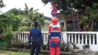 Tak Hanya Berjibaku Padamkan Api, Petugas Damkartan Jambi Diminta Warga Panen Mangga