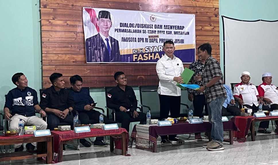 Dialog Terkait DOB Bersama Warga di Tabir Selatan, Fasha: Pemekaran Tabir Raya Harus Kita Perjuangkan Bersama