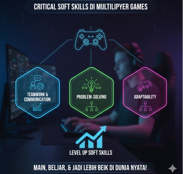 Mengupas Tuntas 5 Soft Skill Kritis yang Diasah Melalui Game Multiplayer Mengupas Tuntas 5 Soft Skill Kritis yang Diasah Melalui Game Multiplayer