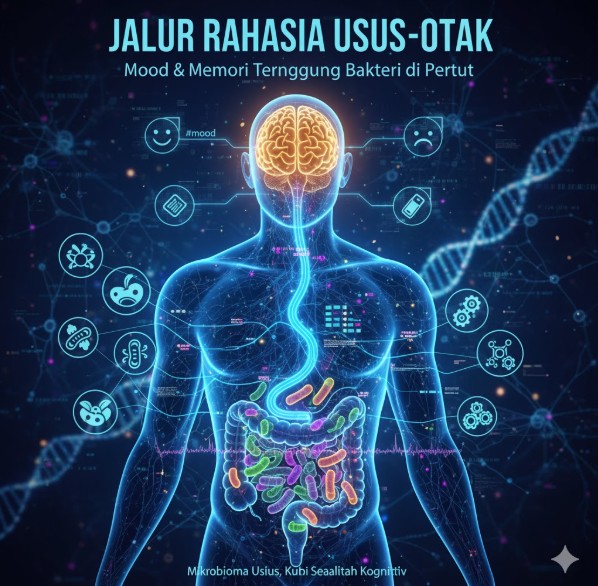 Jalur Rahasia Usus-Otak: Mengapa Mood dan Memori Anda Sangat Bergantung pada Bakteri di Perut Jalur Rahasia Usus-Otak: Mengapa Mood dan Memori Anda Sangat Bergantung pada Bakteri di Perut
