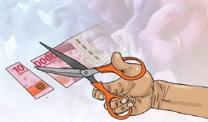 Ilustrasi pemotongan gaji. dok: net