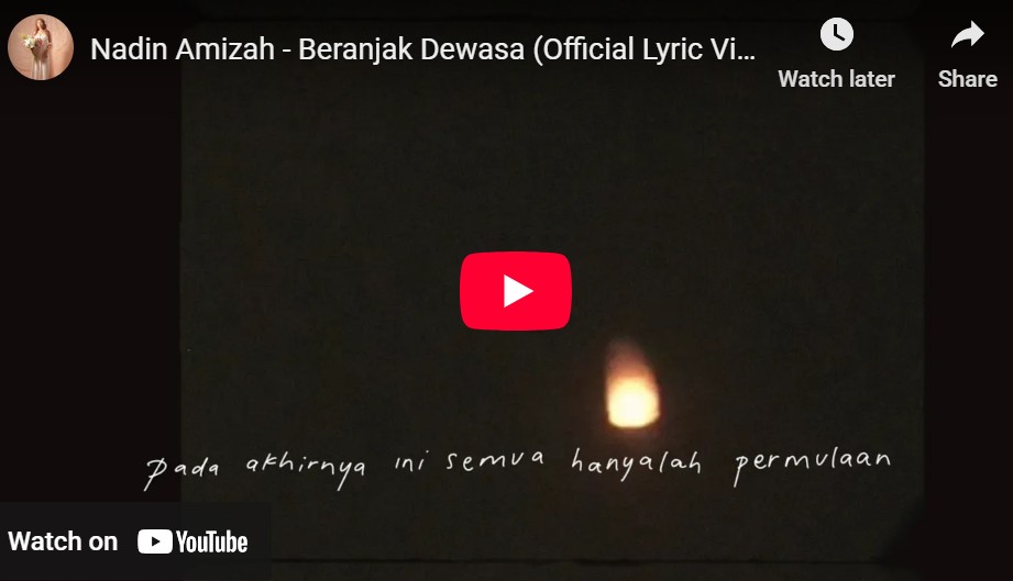 lagu beranjak dewasa nadin amizah. lagu beranjak dewasa nadin amizah.