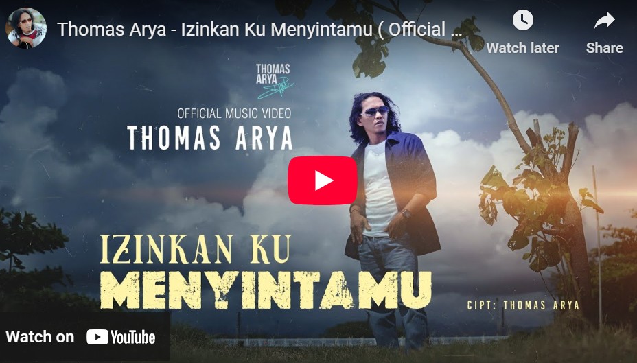 lagu izinkan aku menyintamu thomas arya.