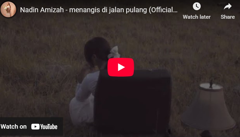lagu menangis di jalan pulang nadin amizah.