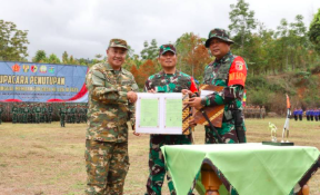 Wako Alfin dampingi Danrem Tinjau Jalan Baru dan Hasil Kerja TMMD